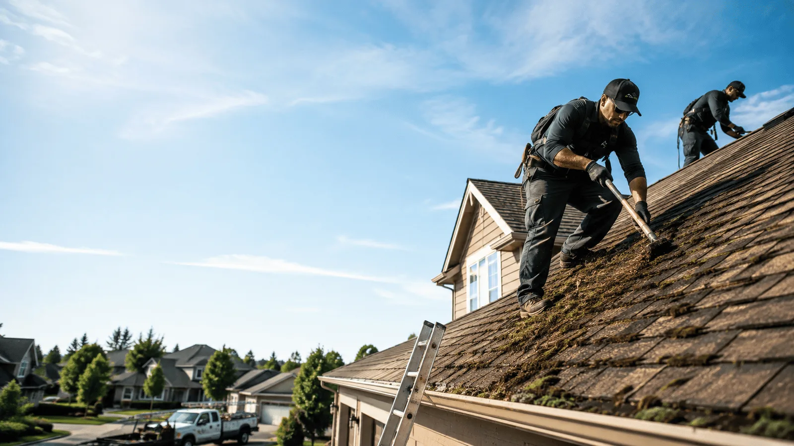 Roof Moss Removal in Olin, IA near me